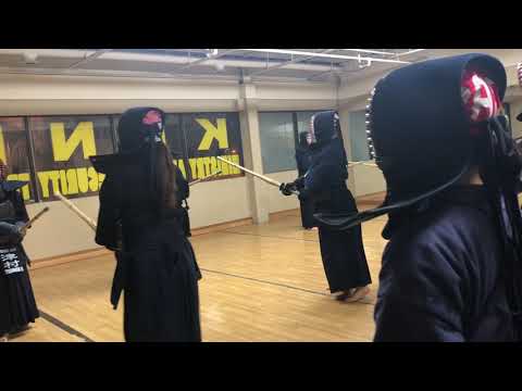 2018. 9. 28 Practice with SUMI teacher (JUNGKO kendoclub) - Semin JIN