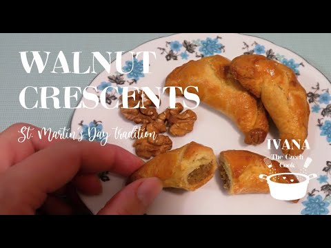 WALNUT CRESCENTS - St. Martin's Day tradition - Czech Recipe