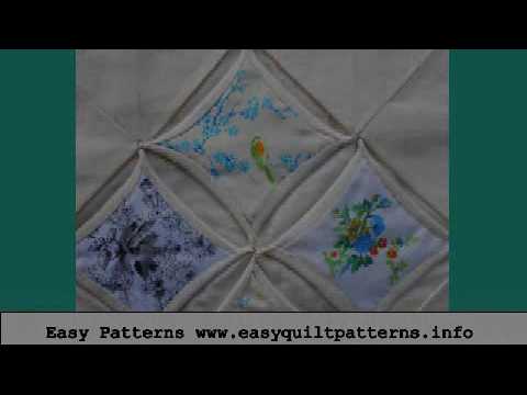 easy quilting blocks cathedral window quilt using sewing machine