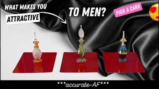 **accurate-AF*🍒🔍What makes you ATTRACTIVE to Men/Him!? 🥵🔍🔮✨😍 (Pick A Card) Psychic Reading #tarot