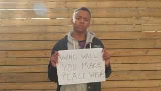 Adam Kanyama, Peace One Day - Who will you make peace with?