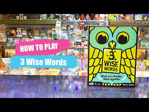 How to Play 3 Wise Words | Board Game Rules & Instructions