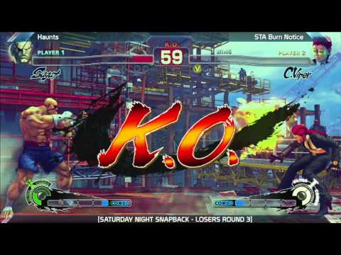 SSF4: STA Burn Notice vs Haunts - Saturday Night Snapback 6.1
