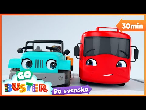 Busters nya däck | Go Buster Svenska - tecknade filmer för barn