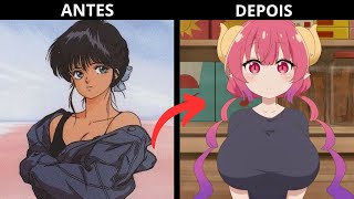O Que ACONTECEU com o Visual das GAROTAS nos Animes