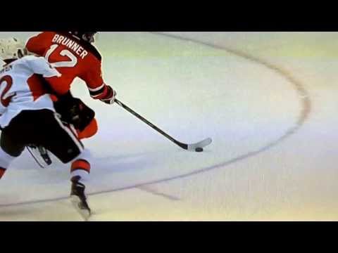 Damien Brunner with quadruple deke goal - Ottawa Senators at the New Jersey Devils 12/18/13