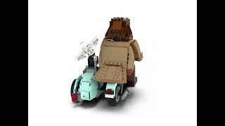 LEGO Harry Potter - Hagrid a Harry na motorce
