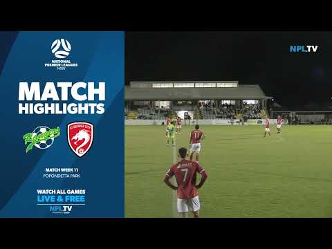 NPL NSW Men's Round 11 Fixture – Mt Druitt Town Rangers v St George City