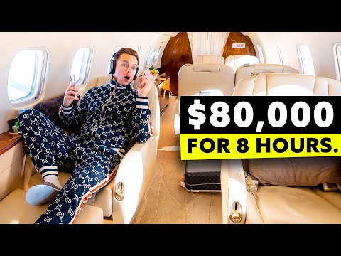 my first time on a private jet