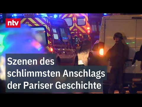 Szenen des schlimmsten Anschlags der Pariser Geschichte - 13. November 2015