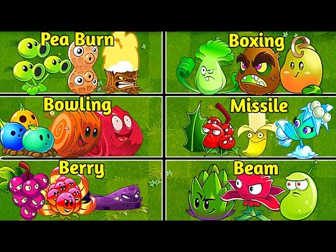 Random 6 Team Plants Battles - Which Team Will Win? - PvZ2 Team Plants vs Team Plants