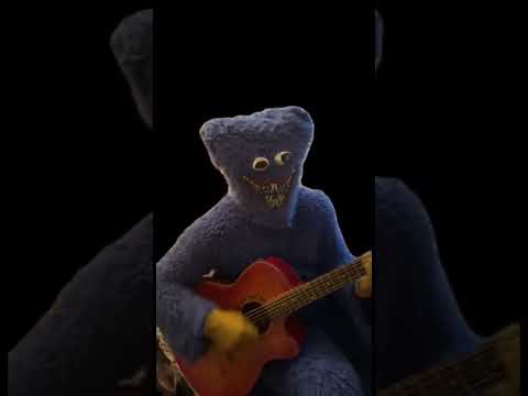 Huggy Wuggy plays guitar