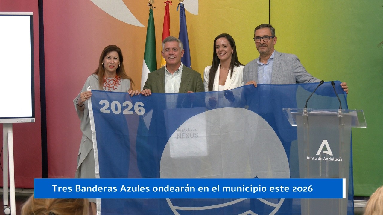 Tres Banderas Azules ondearán en el municipio este 2026