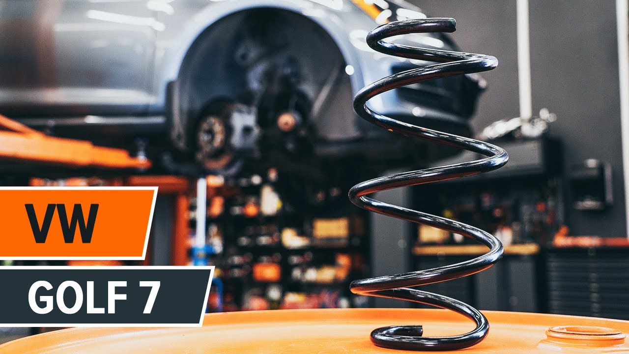Cum să schimbați: arc spiral din față la VW Golf 7 | Ghid de înlocuire