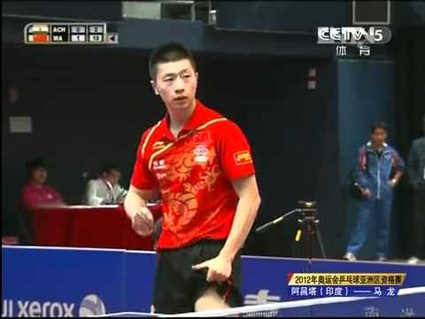 2012 Asian Olympic Qualification MA Long - ACHANTA Sharath Kamal  [Full Match/Chinese]