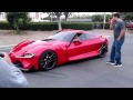 Toyota FT-1 being unloaded at Irvine Cars & Coffee (toyota supra)