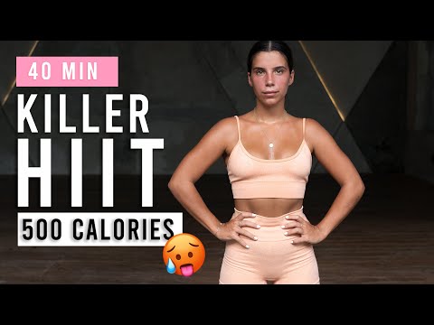 40 Min Killer HIIT Workout | Full Body Cardio | At Home, No Equipment, No Repeat