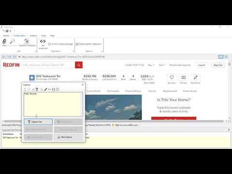 How to extract property details from Property Keywords in REDFIN website
