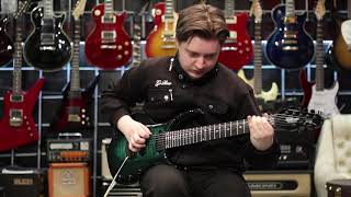 Video thumbnail for Ernie Ball MusicMan Majesty 7 2019 Enchanted Forest In Guitarcollectors by Guitarcollectors