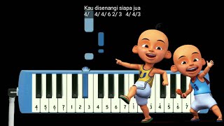 Download lagu Not Pianika Upin Dan Ipin Inilah Dia mp3