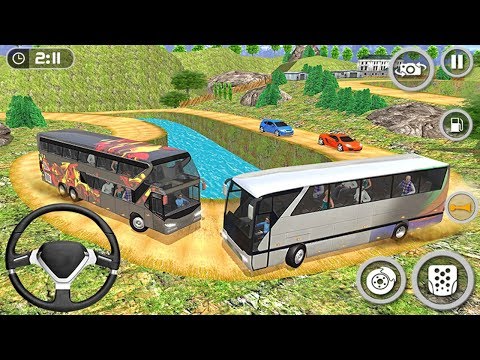 Uphill Offroad Bus Driving Sim (by 3CoderBrain Studio) Android Gameplay [HD]