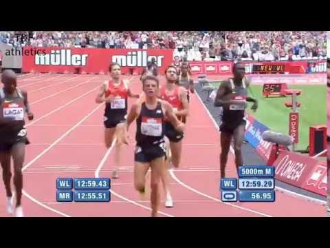 Mo FARAH 12:59.29 WL wins 5000m - Diamond League London 2016