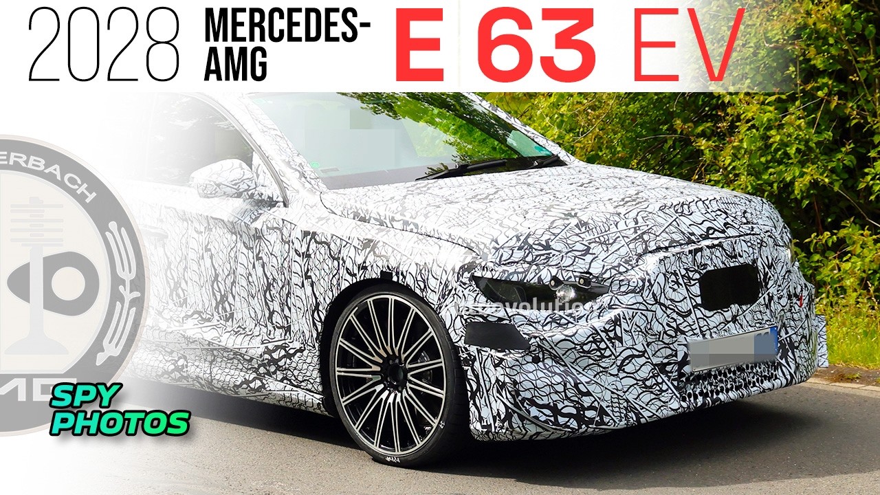 Spyshots: 2028 Mercedes-AMG E 63 Successor Goes Fully Electric