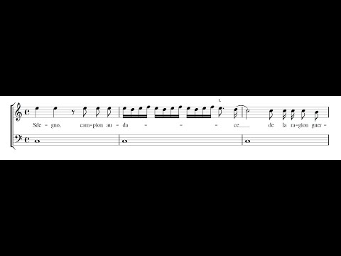 VIRGILIO MAZZOCCHI: Sdegno, campion audace PDF SCORE