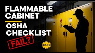 Flammable Storage Cabinet OSHA Inspection Checklist | flammable cabinet requirements