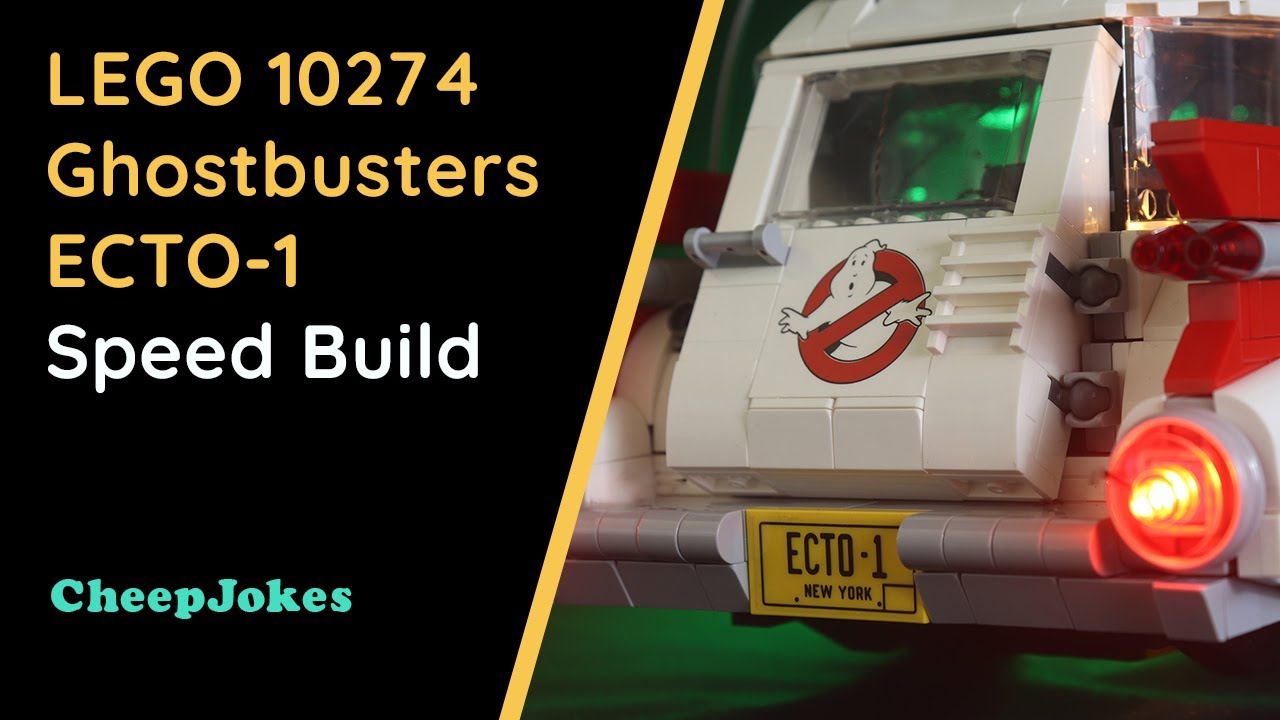 LEGO 10274 Ghostbusters ECTO-1 Speed Build | LEGO | CheepJokes