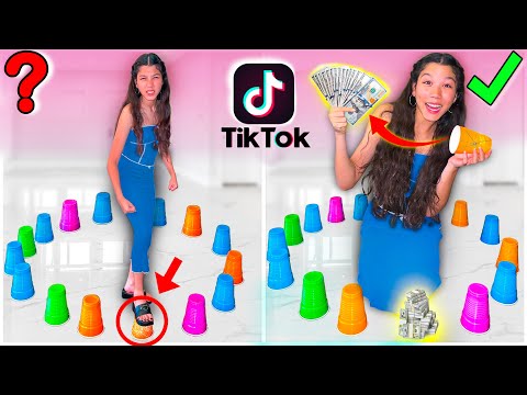 Trying Viral TikTok Challenges! *Bad idea* | Familia Diamond