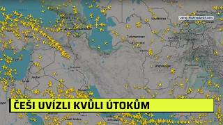 Češi v Dubaji se ukrývají i v garážích. Po výbuších nebe zahalil oblak, popisují z místa