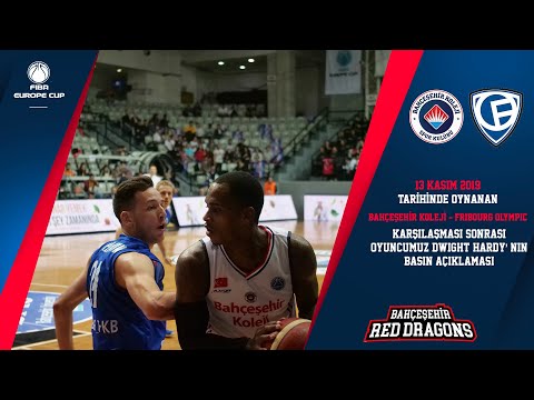 Bahçeşehir Koleji - Fribourg Olympic | Dwight Hardy Basın Açıklaması