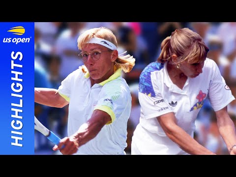 Martina Navratilova vs Steffi Graf in one of the greatest matches ever! | US Open 1991 Semifinal