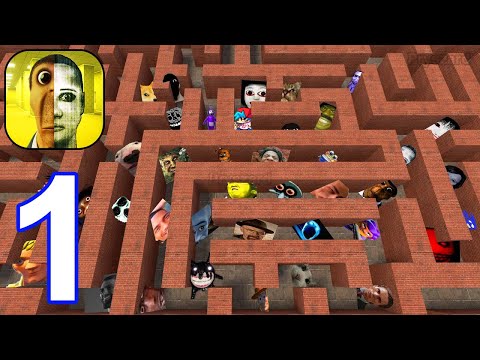 Nextbots In Backrooms: Shooter - Gameplay Walkthrough Part 1 The Maze & De Dast 2 (iOS, Android) - YouTube