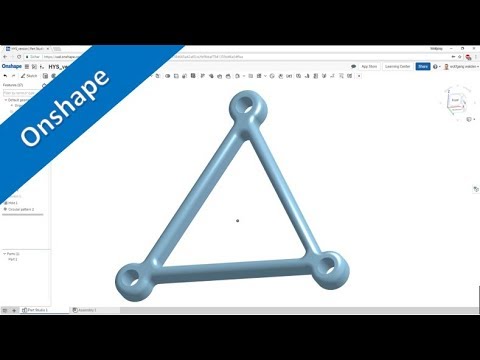 Triangle deconstructed Onshape Training Part Design HYC HYS
