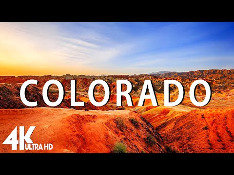 FLYING OVER   COLORADO (4K UHD) - Relaxing Music Along With Beautiful Nature Videos - 4K Video ULTRA