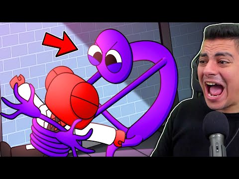 PURPLE's SAD ORIGIN STORY ?! - Rainbow Friends Roblox Animation