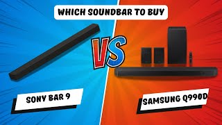 Samsung Q990D vs. Sony Bravia Theater Bar 9 which one is the