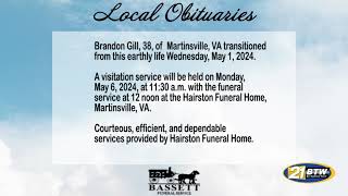 Obits for May 6, 2024