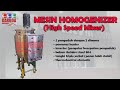 Mesin  Homogenizer Susu 100 Liter- 2 Pengaduk High Speed 2