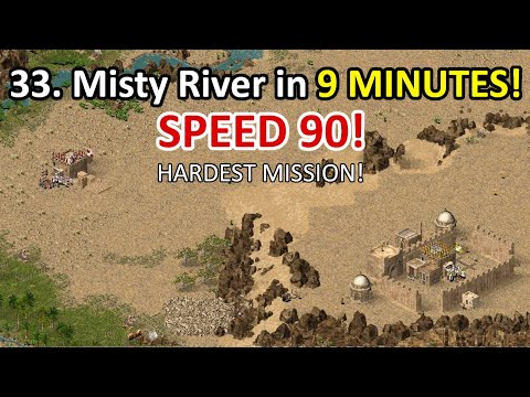 Mission 33: Misty River Speedrun in 9 minutes! – Stronghold Crusader HD Trail (Game Speed 90)