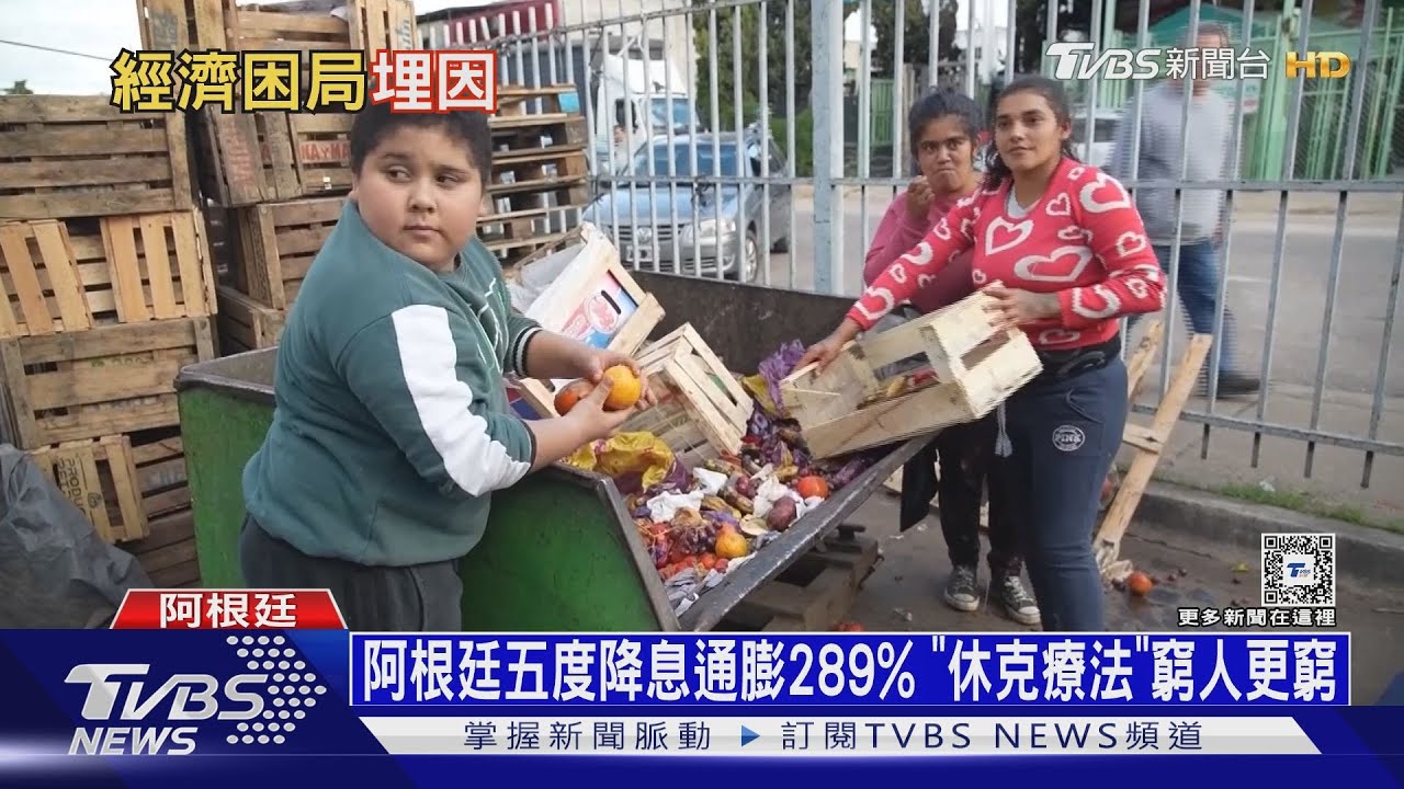 阿根廷五度降息通膨289% 「休克療法」窮人更窮