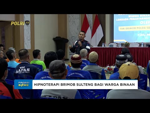 HIPNOTERAPI BRIMOB SULTENG BAGI WARGA BINAAN LANSIA LAPAS PALU