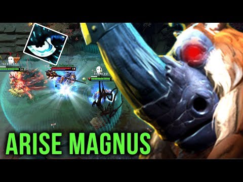 Arise Back to his Best Hero Magnus - EPIC RP at Rosh Pit to Save the Game - Dota 2