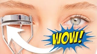 BEAUTY HACK! CHANGE THE DIRECTION OF YOUR LASHES!