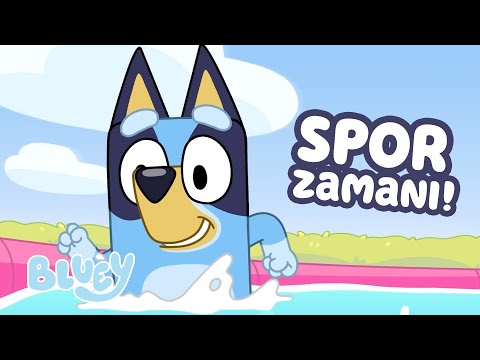 Bluey ile Spor Vakti! 🏏 | Aktif olalım! | Bluey Türkçe Resmi Kanal