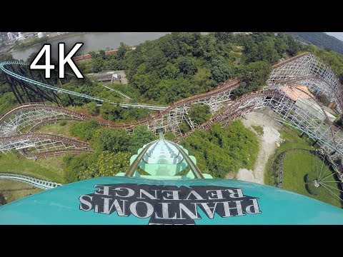 Phantom's Revenge front seat on-ride 4K POV Kennywood