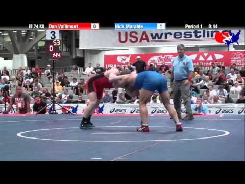 Dan Vallimont vs. Nick Marable at 2013 Las Vegas/ASICS U.S. Open