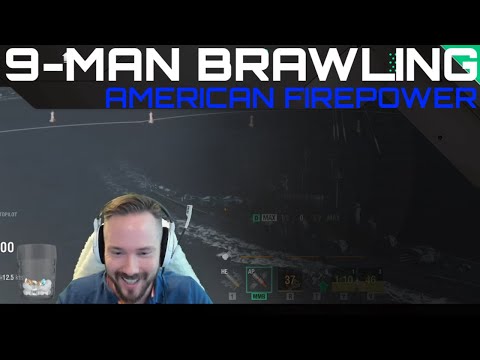 9-Man Brawling - American Firepower Edition